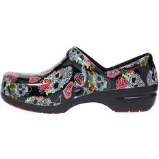 Slippers & Sandals Anywear SRANGEL Women Healthcare Professional Closed Back Clog Sugar Skull Flutter