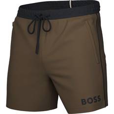 Brune - Herre Badetøy BOSS Badebukser Starfish Swim Shorts Brun polyester Herre