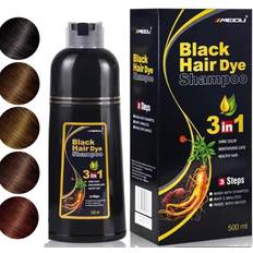 Instant 500ML Permanent Black Hair Shampoo Essence Shampoo