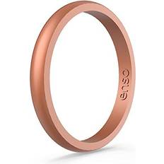 Silicone - Women Rings Enso Rings Enso Rings Halo Elements Silicone Ring Stackable Wedding Engagement Band Thin Minimalist Band 2.54mm Wide, 1.5mm Thick Copper-Infused, 6