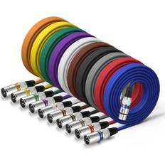 Ebxya XLR Male to Female Audio Mixer Cable 10 Packs