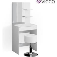 Bois Coiffeuses VICCO Isabelle White Coiffeuse 40x60cm 2pcs