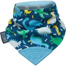 Neckerchew Teething Dribble Bib Baby Dino
