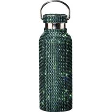 50.0 cl Drikkedunke Beauty Rebels Bling Bottle Forest Green Drikkedunk 50cl