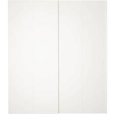 Holzfaser Kleiderschränke Ikea Hasvik Weiß Kleiderschrank 150x201cm 2Stk.