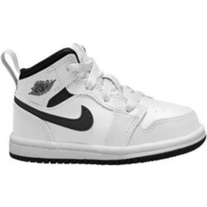 Basketball Shoes Nike Jordan 1 Mid TD - White/White/Black/Black