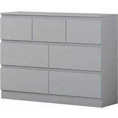 Fwstyle Sideboard Matt Grey Chest of Drawer 106x81cm