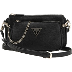 Guess Noelle Saffiano Mini Crossbody Bag - Black