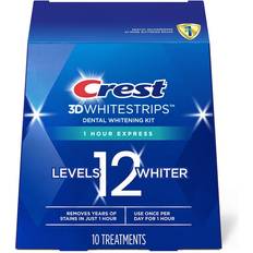 Strips Teeth Whitening Crest 3D Whitestrips 1-Hour Express Teeth Whitening Kit 20-pack