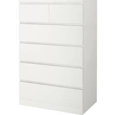 IKEA Chest of Drawers IKEA Malm White Chest of Drawer 80x123cm