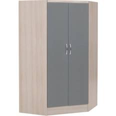 SECONIQUE Nevada Grey Gloss Wardrobe 102x183cm