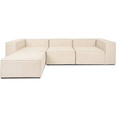 Polyester Sofas Home Deluxe Verona Beige Sofa 327cm 4Stk.