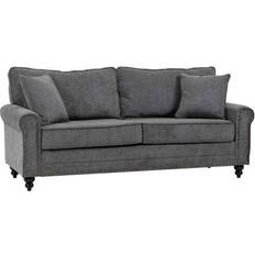 Sofas Homcom Loveseat Grey Sofa 196cm 2 Seater