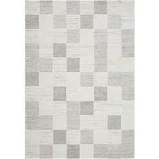 KM Carpets Bella Square Vit, Grå 160x230cm