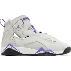 Neoprene Sport Shoes Nike Jordan True Flight GS - Light Base Grey/White/Black/Purple Venom