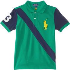 Polo Shirts Polo Ralph Lauren Kid's Big Pony Cotton Mesh Polo Shirt - Billiard/C1281 Athletic