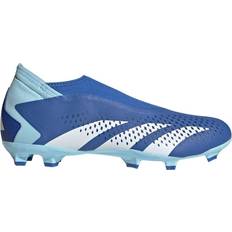 Textil Fußballschuhe Adidas Predator Accuracy.3 Laceless Firm Ground - Bright Royal/Cloud White/Bliss Blue