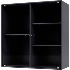 Montana Furniture Vitrinskåp Montana Furniture Ripple II Anthracite Vitrinskåp 69.6x69.6cm