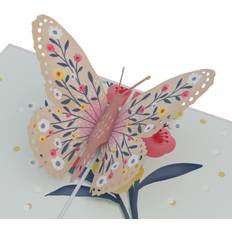 Beige Cards & Invitations Lovepop Lovepop Birthday Butterfly Pop up 3D Greeting Card 5 x 7 Envelope Included