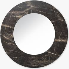 Fairmont Park Där Juvan Marble-Effect Round 80cm Wall Mirror