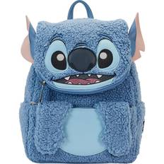 Skinn Ryggsäckar Loungefly Miniryggsäckar Disney av Loungefly plysch miniryggsäck Dam blå