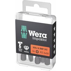 Wera Bit impaktor 1/4 DIN 3126 E6.3 PZ3X50mm 5er pacchetto