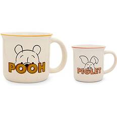 Accessoires de cuisine Silver Buffalo Disney Winnie The Pooh and Piglet Ceramic Camper