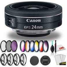 Canon EF - Wide Camera Lenses Canon EF-S 24mm f/2.8 STM Lens International Model with Kit