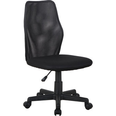 Gaming Chairs Mercer41 Brassexinc Ergonomic Faux Leather Gaming Chair Faux Leather in Black, Size 21.7 W x 16.5 D in s- Black