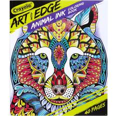 Arts & Crafts Crayola Art with Edge Animal Ink Coloring Book 32 Pages Gift for Kids