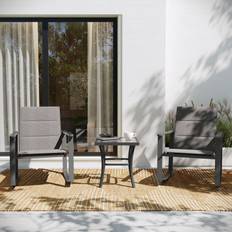 Patio Furniture Flash Furniture Brazos 3 Bistro