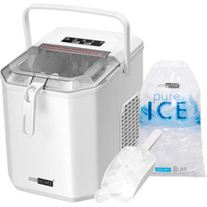 Ice Makers VIVOHOME 26 Lb. lb. Daily Production Clear Ice Portable Ice Maker in White, Size 11.4 H x 8.7 W x 11.6 D in s- White