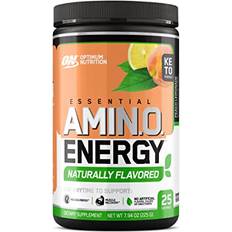 Optimum Nutrition Amino Energy Naturally Flavored Powder, Pre Workout, BCAAs, Amino