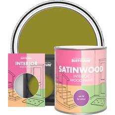 Paint Rust-Oleum Interior Wood Paint, Satinwood Pickled Wood Paint Green 0.75L