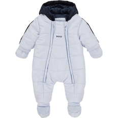 1-3M Salopettes HUGO BOSS Baby Boy's Monogram Snowsuit - Light Blue