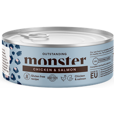 Monster Cat Adult Multi Protein Chicken & Salmon 6 100g