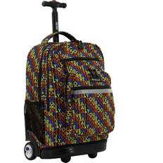 J World New York Sundance Rolling Backpack Girl Boy Roller Bookbag, RYC, One Size