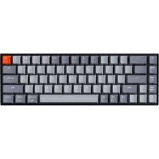 Keychron Tenkeyless (TKL) Keyboards Keychron Keychron K6 Bluetooth 5.1 Wireless Mechanical Keyboard with Gateron G Pro Red Switch/LED Backlit/Rechargeable Battery, 68 Keys Compact Mac Windows