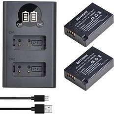 Batmax 2Packs LP-E17 Battery Charger EOS Rebel