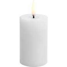 Uyuni LED Candles Uyuni Bloklys Smeltet Nordic White LED Candle 3"