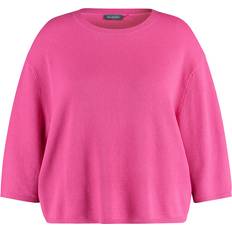 3/4 Sleeve Sweater - Soft Cranberry