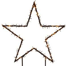 Luca Garden Stake Black Advent Star 60cm