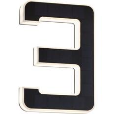 Paulmann Solar LED House number 3 Black Väggarmatur