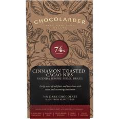 Recycled Packaging Confectionery & Biscuits Chocolarder Cinnamon Toasted Nibbed Cacao 74% Dark 70g 1pack