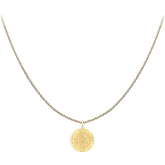 IBB St Christopher Pendant Necklace - Gold