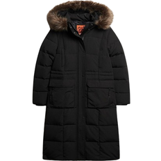 M - Slim-fit Mäntel Superdry Everest Longline - Jet Black