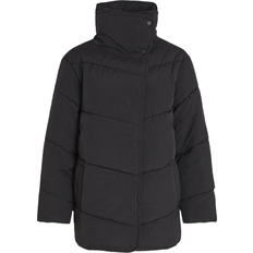 Vila Quilted Coat - Black