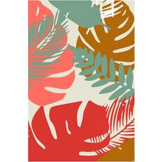 Komar Winter Tropics Black Panther Plants Colorful Poster 50x70cm