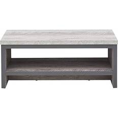 Wood Coffee Tables GFW Boston Gray Coffee Table 48x86cm