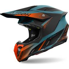 Motorcycle Equipment Airoh Twist Shard Motocross Helm, blau-orange, Größe